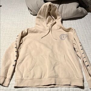 Billabong Cream Hoodie with Black Accents